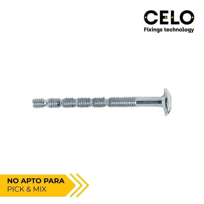 Caja 250 Unid. Tornillo Tirador Multilargo Din/Ref Tirm Ø4x45mm Niquelado Celo