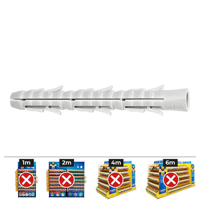 Caja 50 Ud. Taco Largo Standard Fl 8-80