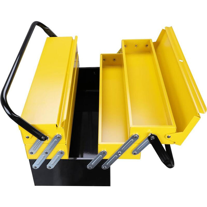 Caja De Herramientas Stanley De Metal, Caja De Herramientas Negra/Amarilla 1-94-738