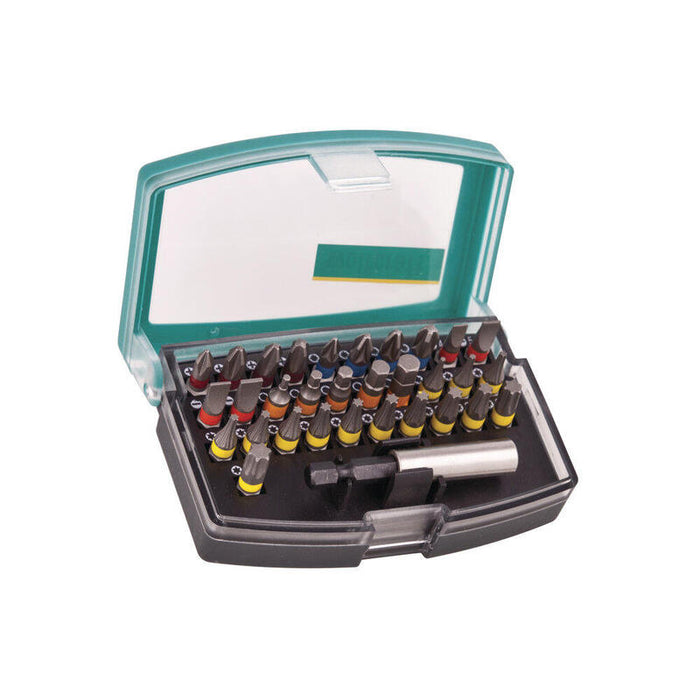 Caja De Puntas Solid, Con Portapuntas Magnético Y 31 Puntas 2975000 Wolfcraft