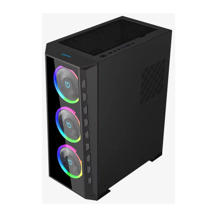 Caja Gaming Semitorre Hiditec Mh12 Glass