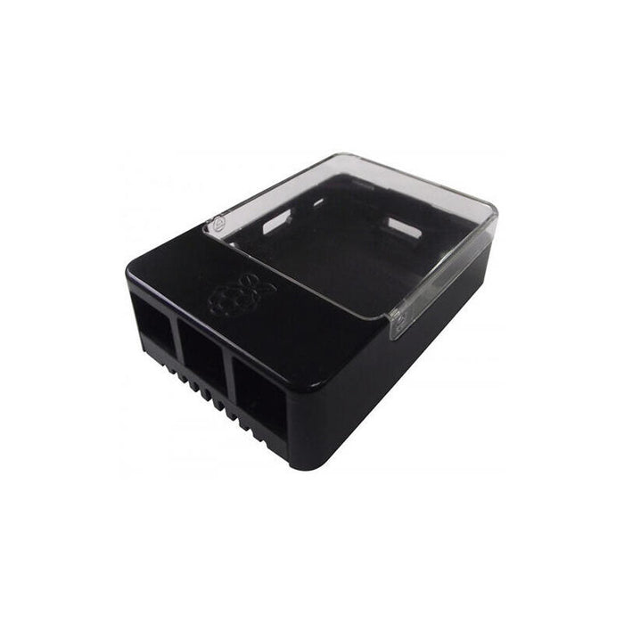 Caja Negra Con Ventana Para Raspberry Pi Con 4 Usb