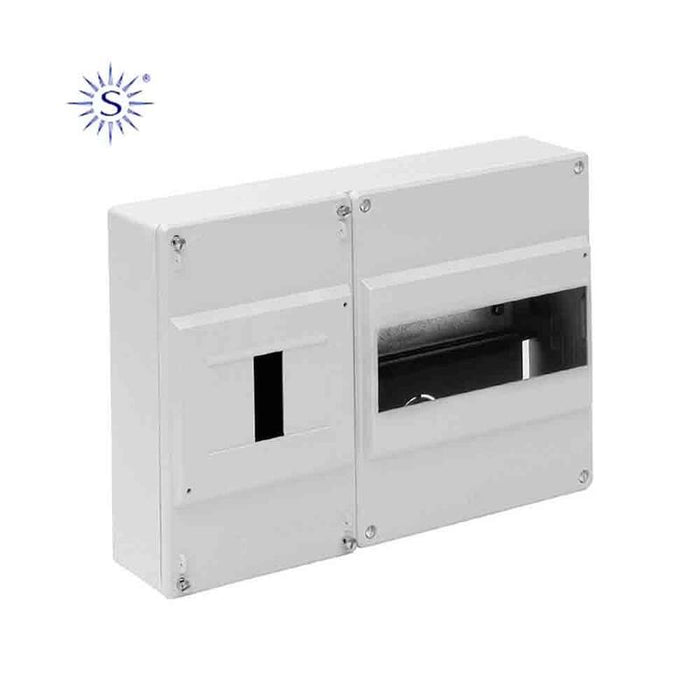 Caja Para Distribución 1 Icp+7 Elementos Blanco 227x188x55mm Solera (Retractilado) 697b