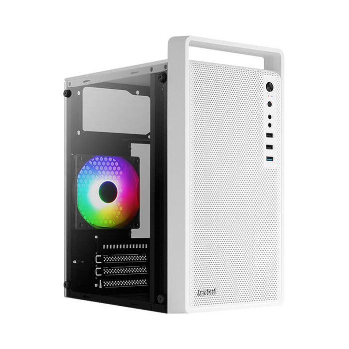 Caja Pc Aerocool Pgs Cs-109-G-Bk-V1 Frgb Blanca