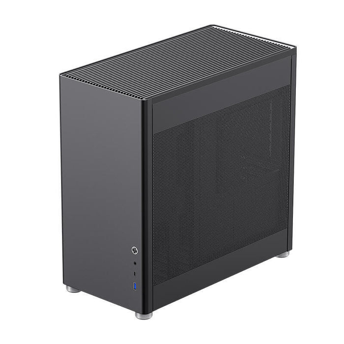 Caja Pc  Atx Mesh Negro Coolbox Bahías Int.: 3x2.5,1x3.5 O 4x2.5/ 1xusb3.2, 1xusb-C3.2/ Audio In/Out