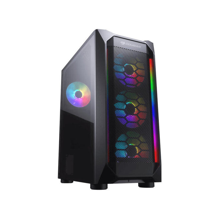 Caja Pc Atx Semitorre Cougar Mx410 Mesh G Rgb Cristal Templado