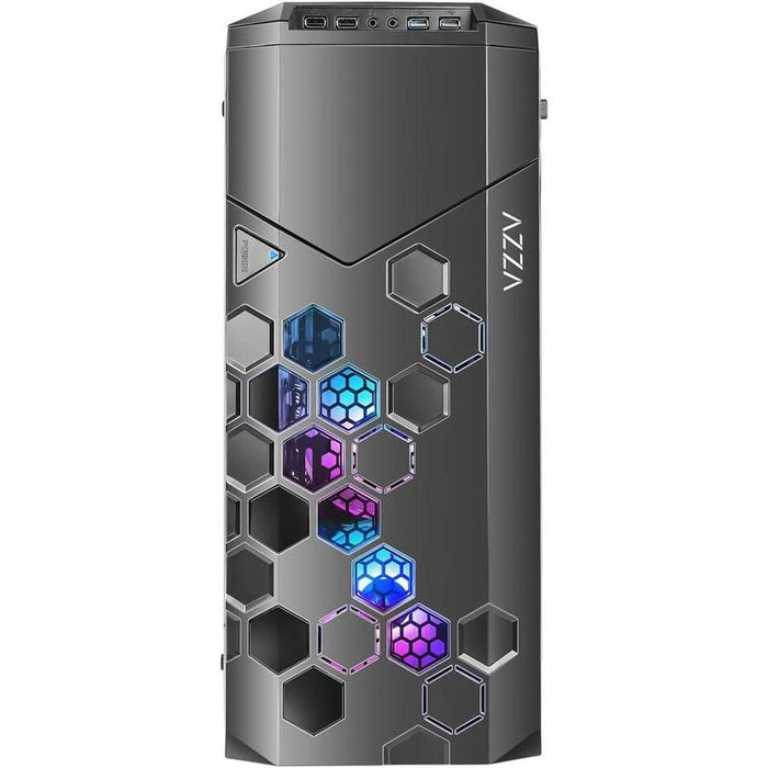 Caja Pc Azza Storm 6000b V1 Gaming Argb Bigitower Black Retail Csaz-6000argb/B