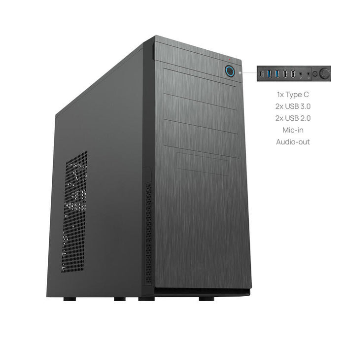 Caja Pc Chieftec Hc-10b-Op Carcasa De Ordenador Mini Tower Negro