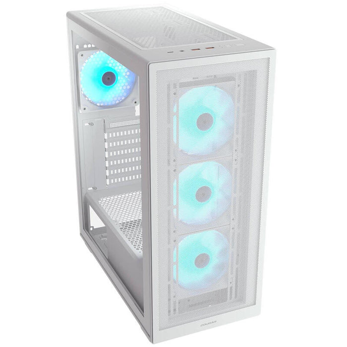 Caja Pc Cougar Miditorre Mx220 Rgb Blanca