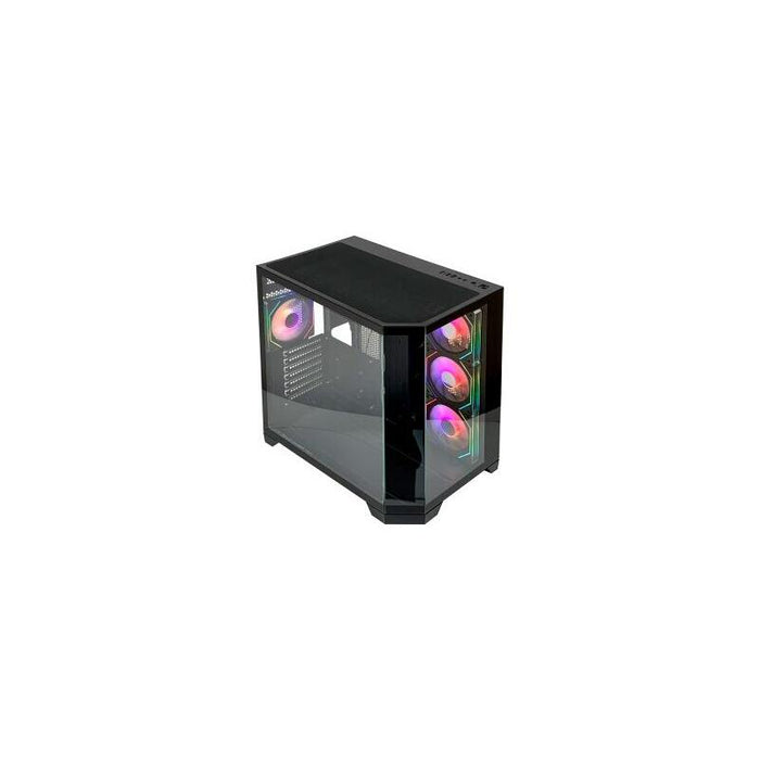 Caja Pc L-Link Nova S/Fuente Usb3.0 C/4 Ventiladores Rgb C/Ventana