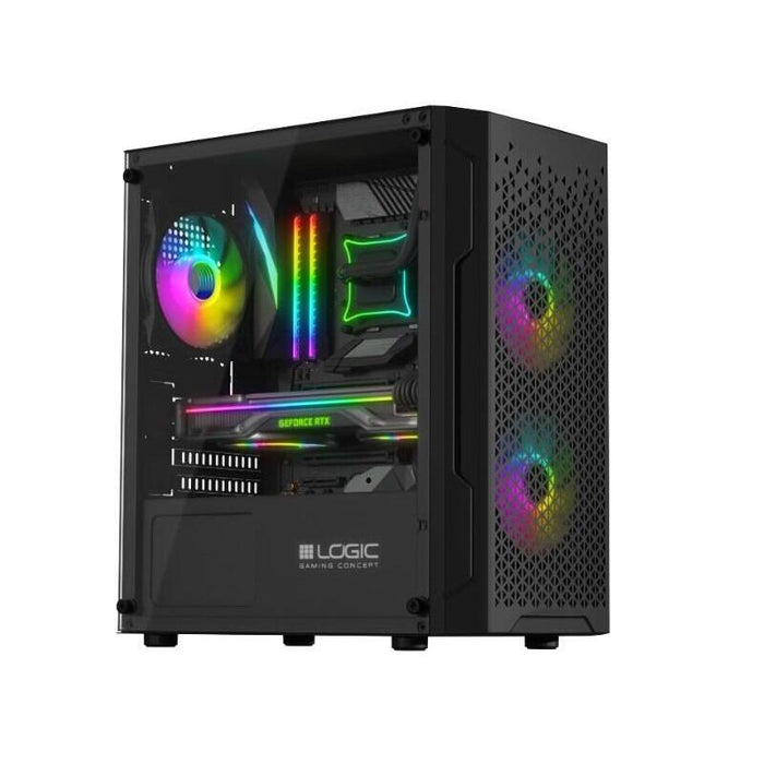 Caja Pc Logic Aramis Argb Mini Usb 3.0 Argb