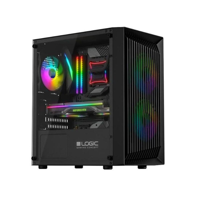 Caja Pc Logic Atos Rgb Mini Usb 3.0  Argb