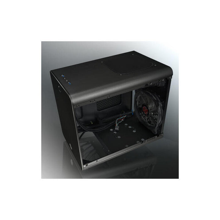 Caja Pc Raijintek Case Mini-Itx Metis Plus Negro Alluminio Ventana 0r200055