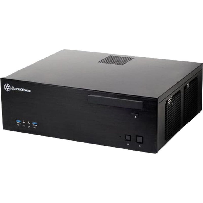 Caja Pc Silverstone Computer Case Sst-Gd04b Usb 3.0 Grandia Htpc Micro Atx, Black