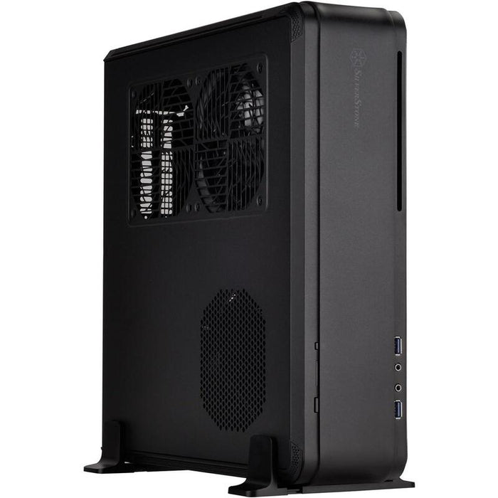 Caja Pc Silverstone Gaming Computer Case Sst-Ftz01b Fortress Mini-Itx, Black