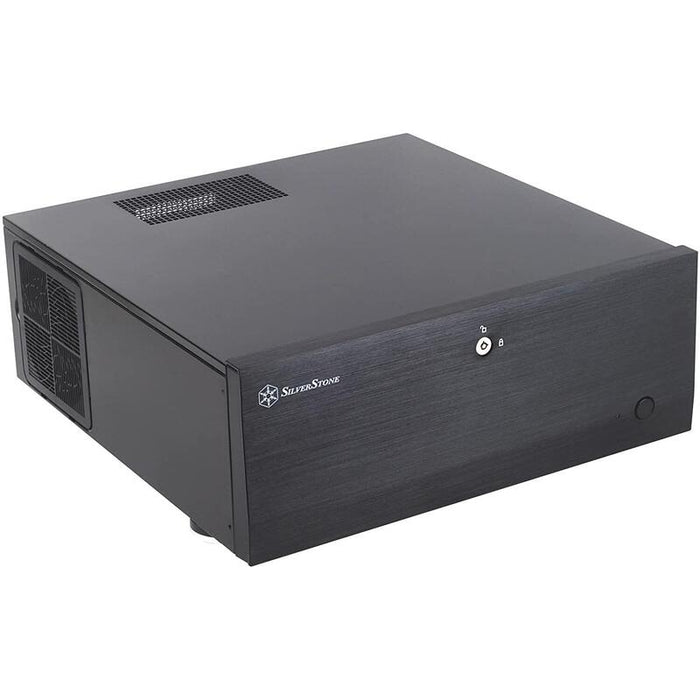 Caja Pc Silverstone Sst-Gd07b-C - Grandia Htpc Atx, Silencioso Y De Alto Rendimiento, Conector Usb Tipo C En El Panel Frontal, Negro
