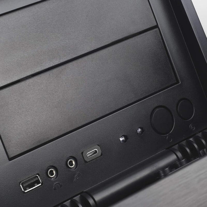 Caja Pc Silverstone Sst-Gd07b-C - Grandia Htpc Atx, Silencioso Y De Alto Rendimiento, Conector Usb Tipo C En El Panel Frontal, Negro