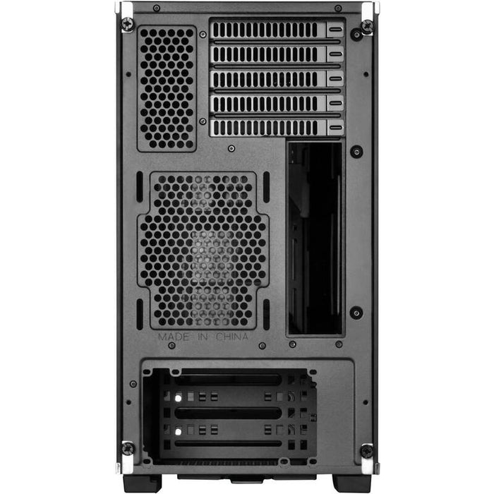 Caja Pc Silverstone Sst-Ld01b Lucid Mini Tower Micro Atx, Tempered Glass