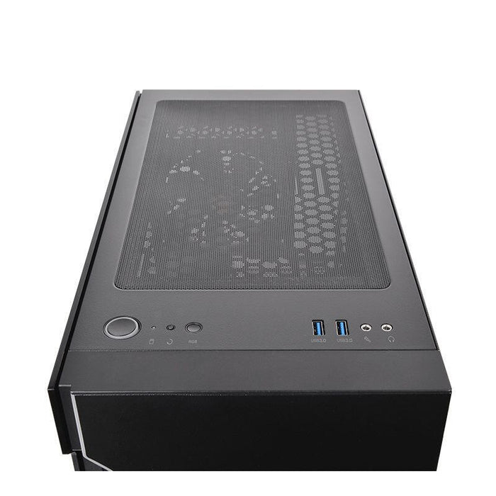 Caja Pc Thermaltake H200 Tg Rgb Midi Tower Negro