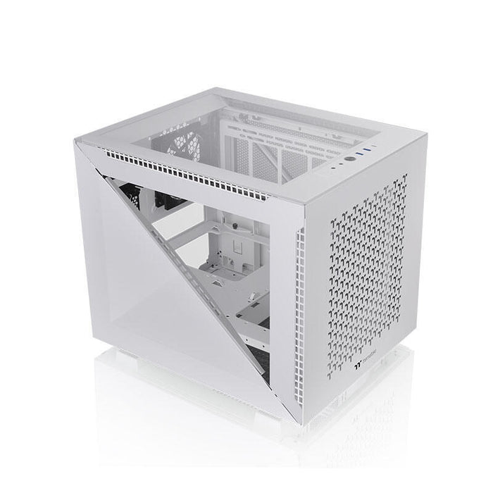 Caja Pc Thermaltake Microatx Divider 200tg Air Snow Ca-1v1-00s6wn-01