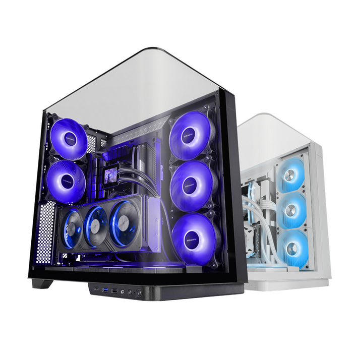 Caja Semitorre Atx Mc-Infinio Lite Argb Negro Mars Gaming Caja Atx / 1x3.5' Hdd + 3x2.5' Ssd / 2xargb /1xusb 3.0, 1xusb 2.0/ Usb-C / Negro