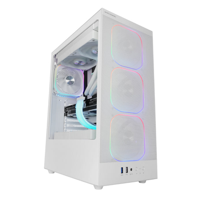 Caja Semitorre Atx Mc-Nebula Blanco Mars Gaming