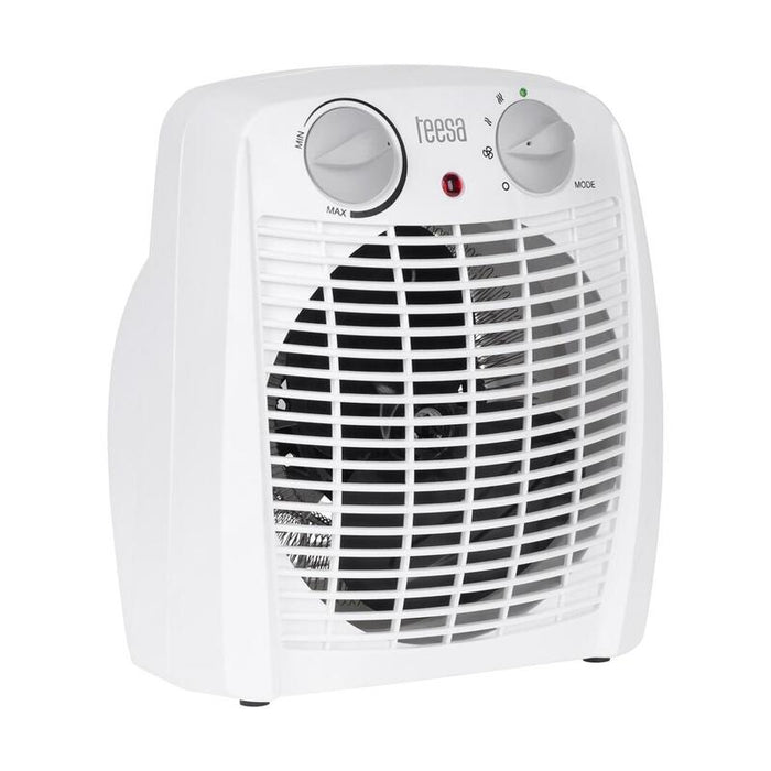 Teesa Tsa8059 Calefactor Eléctrico Interior Blanco 2000 W Ventilador Eléctrico