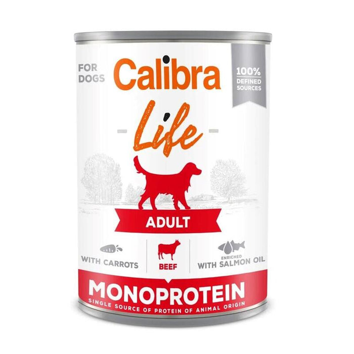 Calibra Dog Life Adult Beef With Carrots 400g