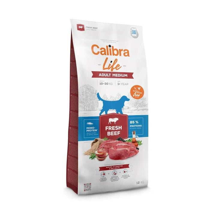 Calibra Dog Life Adult Medium Fresh Beef - Alimento Seco Para Perros - 12kg