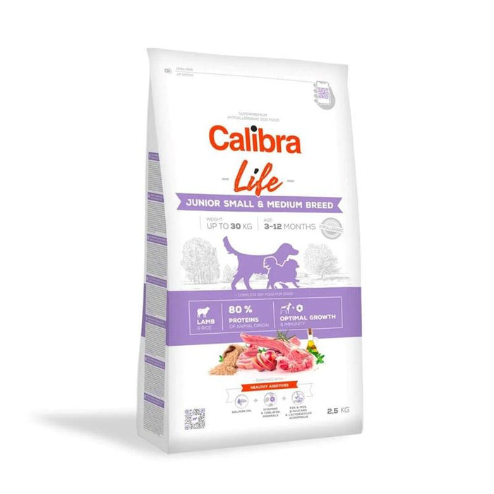 Calibra Dog Life Junior Small&Medium Breed Lamb - Alimento Seco Para Perros - 2,5kg