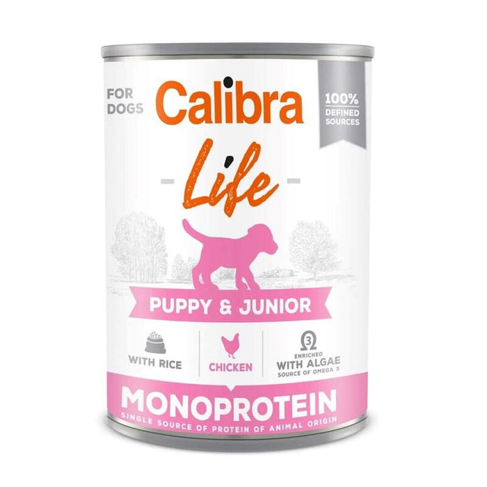 Calibra Dog Life Puppy & Junior Chicken & Rice 400g