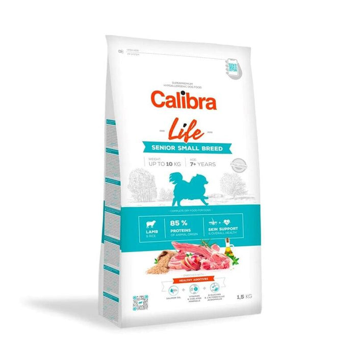 Calibra Dog Life Senior Small Breed Lamb - Alimento Seco Para Perros - 1,5kg
