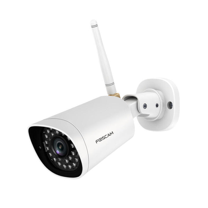 Cámara De Vigilancia Para Exteriores Foscam G4p, Negra [4 Mp Super Hd, Wlan, 1x Lan, Audio De Dos Vías, 20m Nac