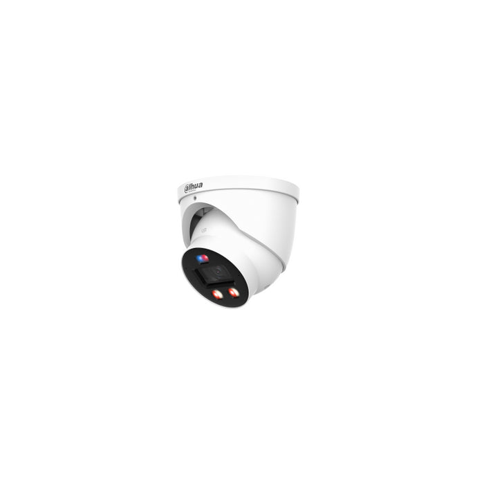 Camara (Dh-Ipc-Hdw3449hp-As-Pv-0280b-Pro) Dahua Ip Wizcolor Turret Wizsense Serie 3 4mp Con Inteligencia Artificial, Soporta Microsd 256gb, Tioc Pro Alarma In/Out, Acupick, Smd 4.0, 12 Vdc/Poe, Ip67, 2.8mm