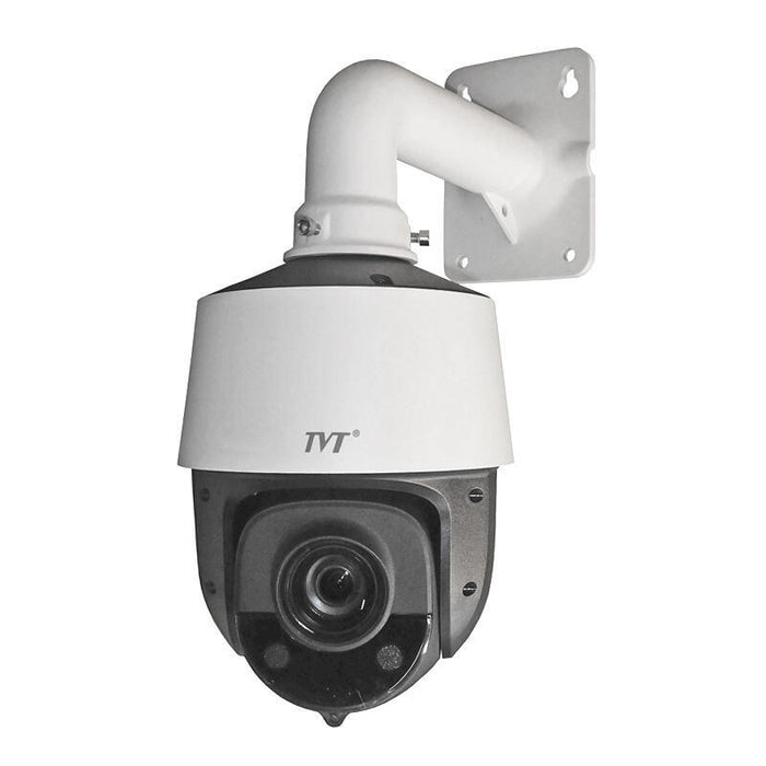 Cámara Domo Ptz 4" Ip 8mp 4.8-120mm Zomm 25x Ir150 Wdr120 Funciones Inteligentes Starlight Tvt