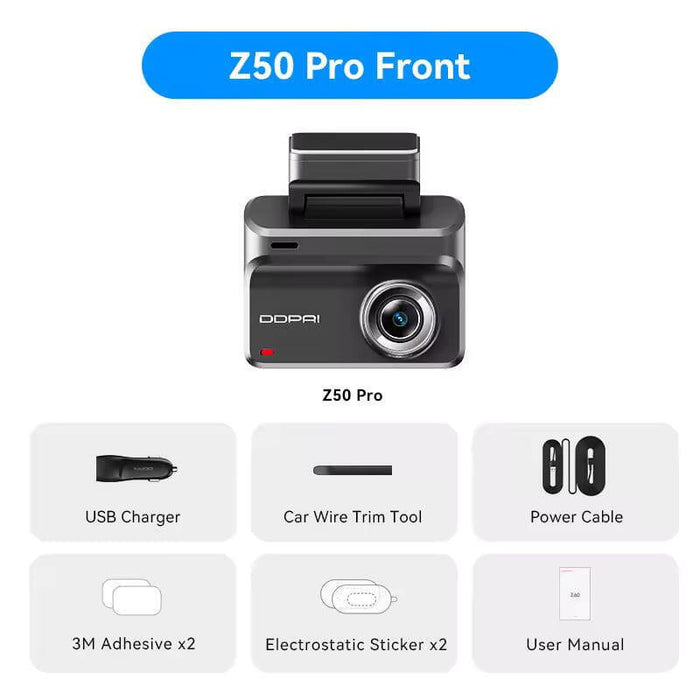Ddpai Z50 Pro 4g Dual 4k Dash Cam - Cámara Para Coche