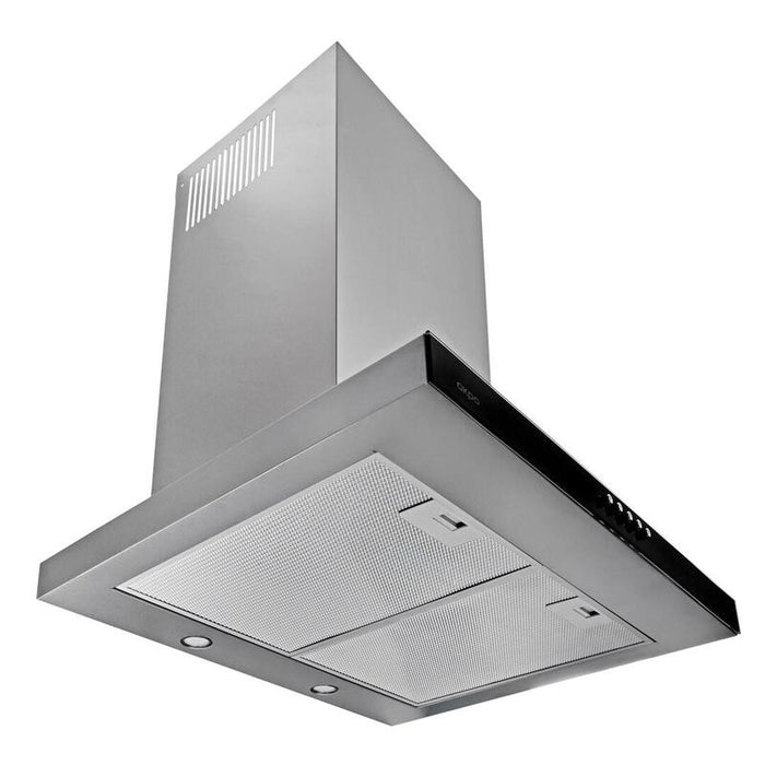 Campana Akpo Wk-4 Feniks Slim Glass 60 Inox Eco De Pared De Acero Inoxidable