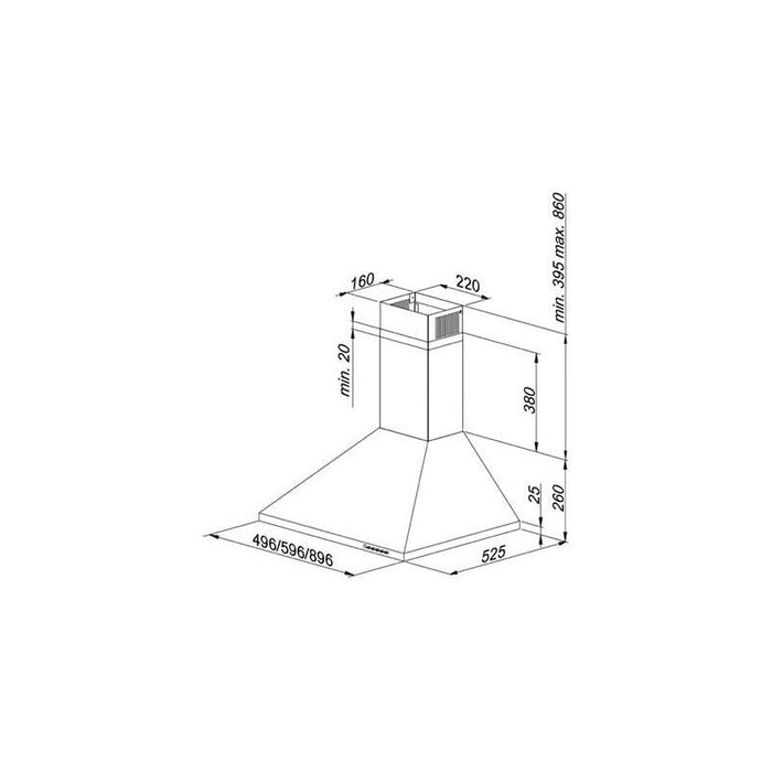 Campana Extractora Maan Vela 2 60 Negra