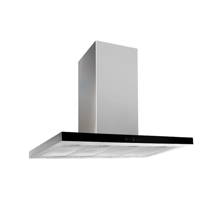 Campana Wk-9 Feniks Glass Slim De Pared Acero Inoxidable 600 M³/H