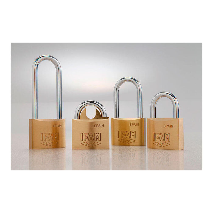 Candado K50. Latón. 50mm. Con 2 Llaves. Arco Normal. Ifam