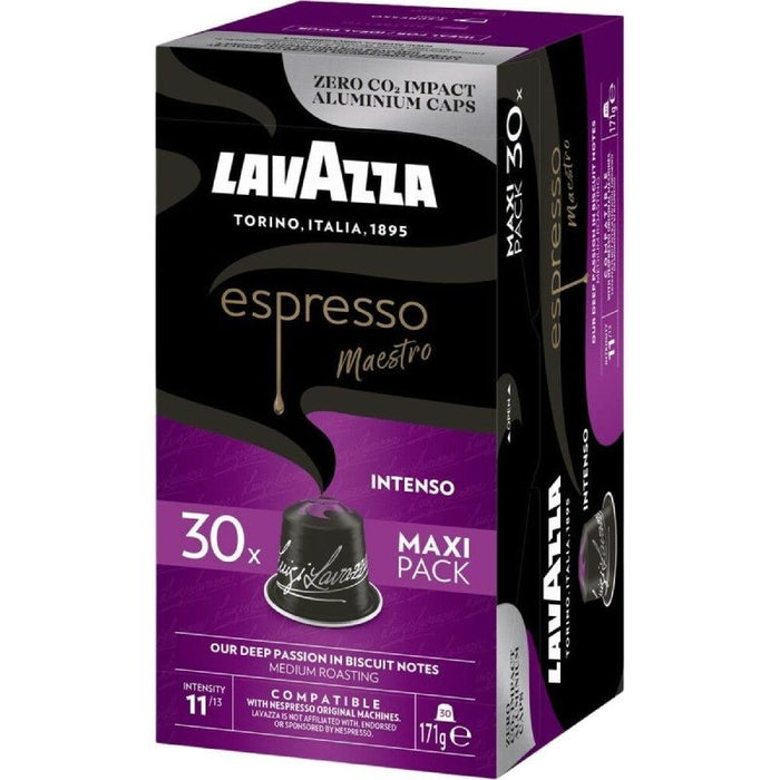 Cápsula Lavazza Espresso Maestro Intenso Para Cafeteras Nespresso Caja De 30