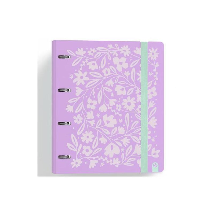 Carchivo Carpeta Anillas 4x35mm Carpeblock 360 C/Recambio 100h 90gr 4 Separadores Pp Rígido Foam Violeta