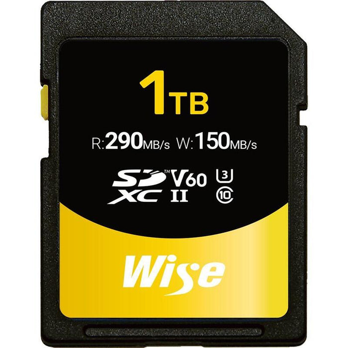 Card Wise Sdxc Uhs-Ii V60 1tb R:290mbs   W:150mbs Wi-Sd-S1024