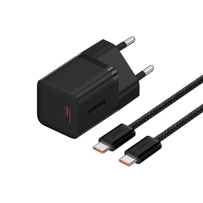 Cargador Baseus P10110902113-01 De Red Usb-C Gan5 Mini 30w Negro