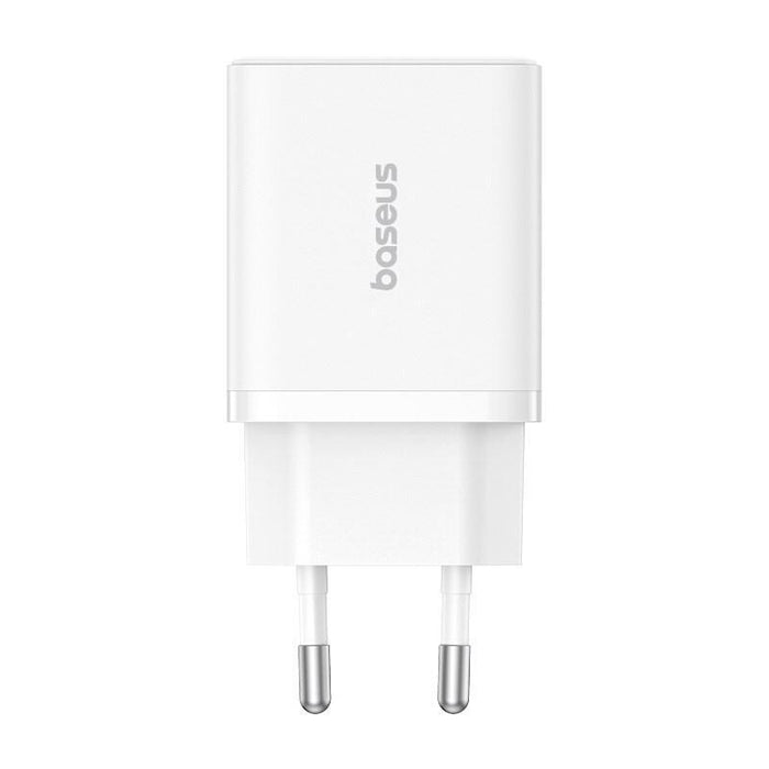 Cargador Baseus P10111404213-00 De Red Cube Usb-C / Usb-A 30w Blanco