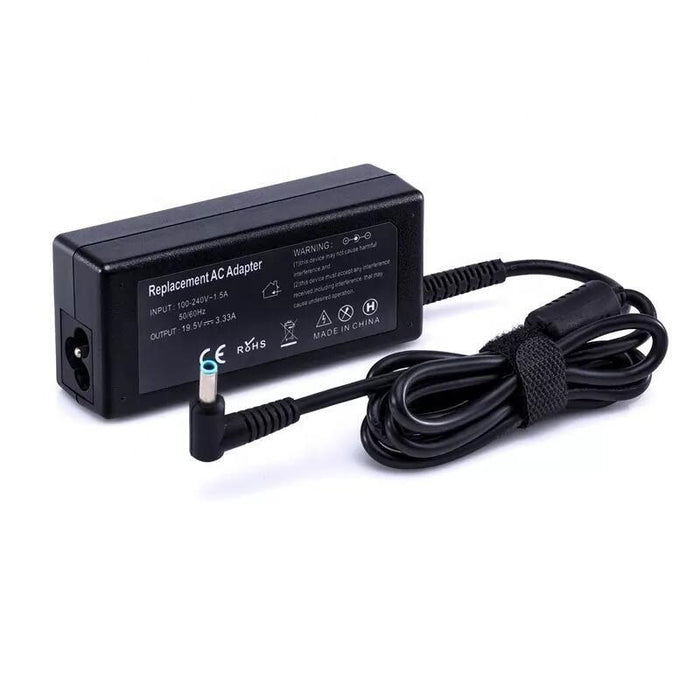 Cargador Compatible Hp 65w 19.5v 3.33a 4.5* 3.0mm Punta Azul