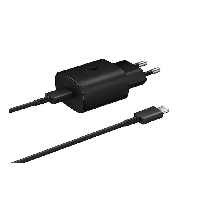 Cargador De Pared Samsung Ep-Ta800xbegww 1 Usb Tipo-C + Cable Usb Tipo-C 25w Bulk