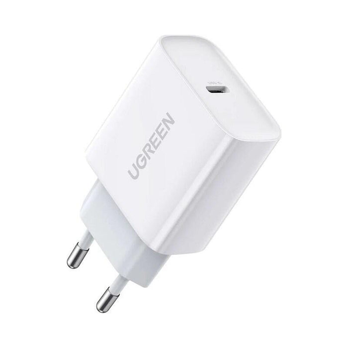 Cargador De Red Usb Power Delivery 3.0 Quick Charge 4.0+ 20 W 3 A (Blanco) De Ugreen