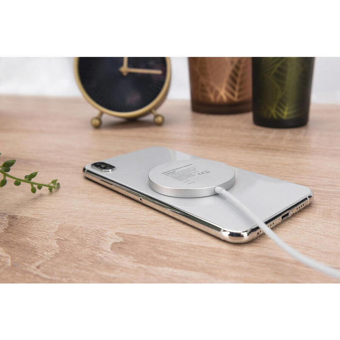 Cargador Digitus Inalámbrico 15w Magsafe Magnético Para Apple, Blanco
