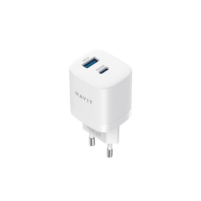 Cargador Havit Usb-A+Usb-C Uc30 Eu